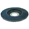 Weiler 4-1/2" Abrasive Flap Disc, Conical (TY29), Phenolic Backing, 36Z, 7/8" 31343 - alternate 1